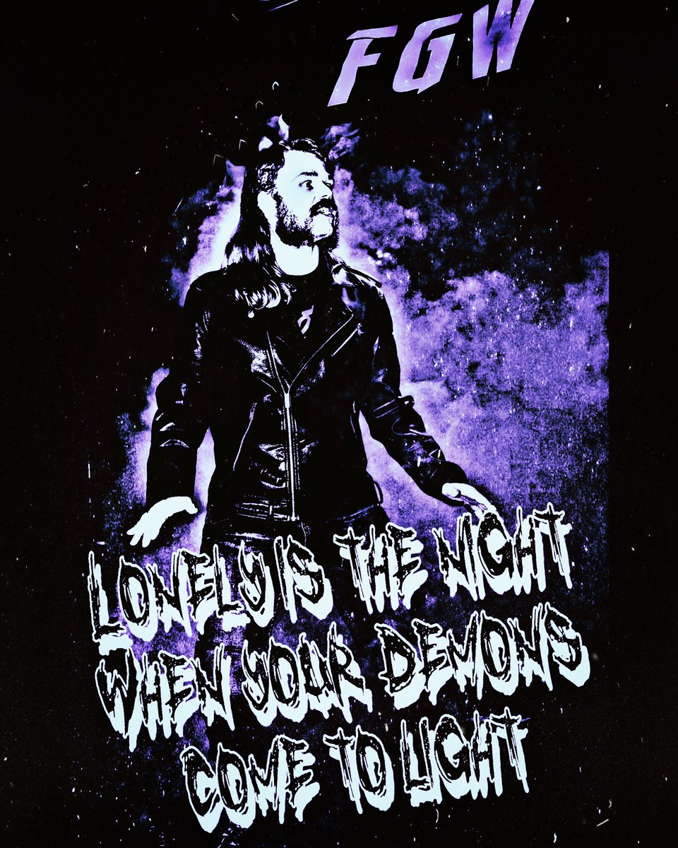 “Lonely is the night
When you find yourself alone
Your demons come to light
And your mind is not your own
Lonely is the night
When there's no one left to call
You feel the time is right
Say the writin's on the wall”

#PoundtownUSA #newamericandream #independentwrestler