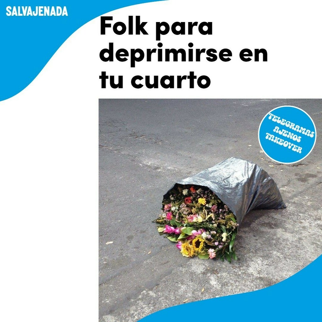 Folk para deprimirse en tu cuarto 😭🌧🎸 
Una selección fina de diferentes épocas del folk, para hundirse en la depresión post-juvenil. - @telegramasajenos Takeover

Para llorar a solas con música de: @pandiosdelpanico @anthonyescandonmx 
@lazarocristobalcomala 
<a href="/sufjan/">Jonathan L.</a> y más!