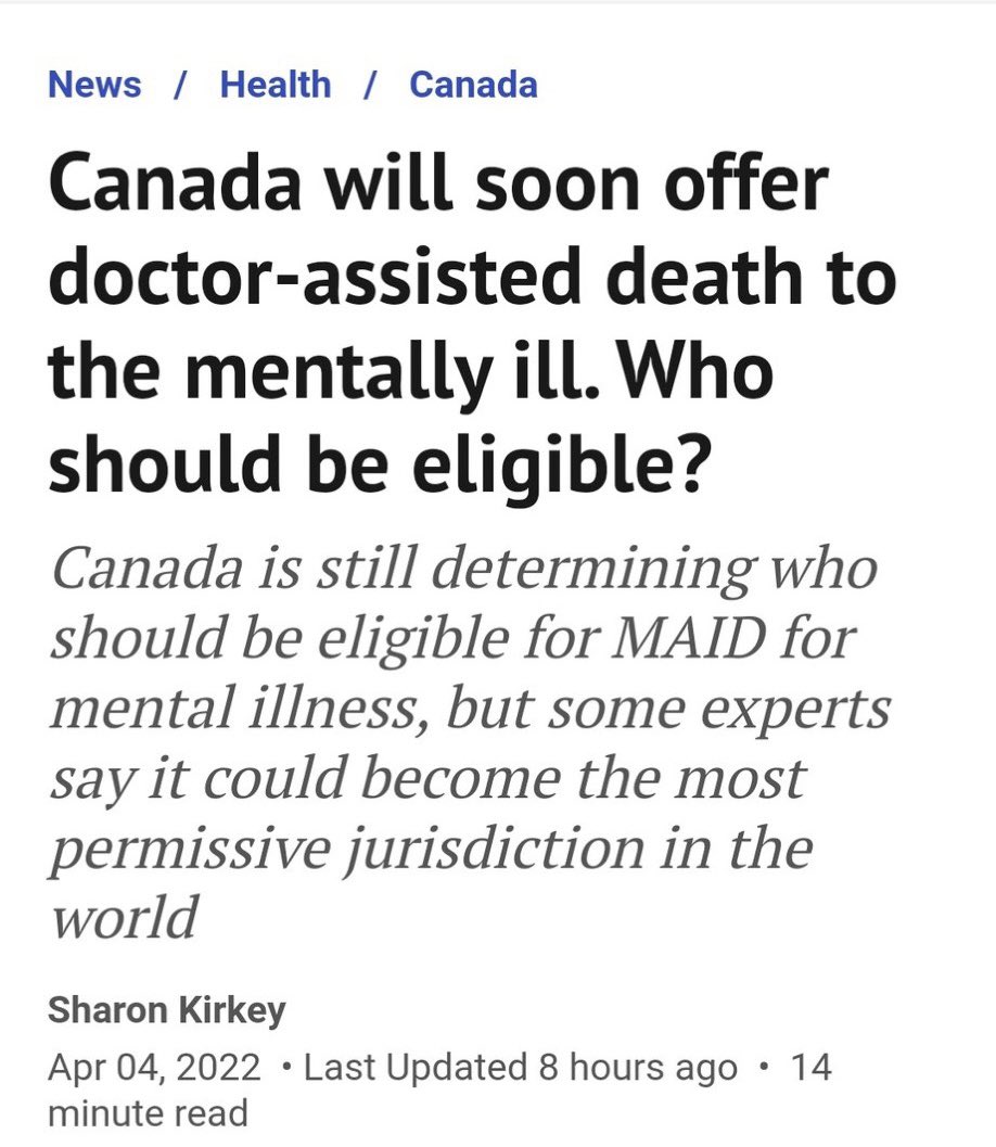 drfrensor's tweet photo. This is serious.

1) preparing to “assist” the mentally ill.
2) classifying anti-vx as a mental illness.

Really really serious. 
/1 https://t.co/iLIILXa48d