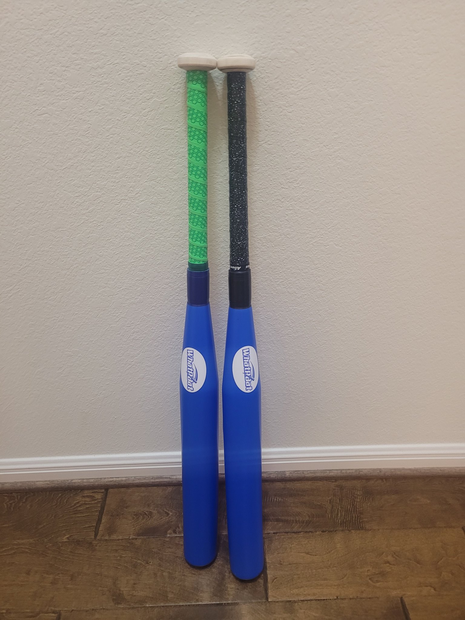 WhatABat Custom made bat with wood handle for wiffle balls and blitzball 
