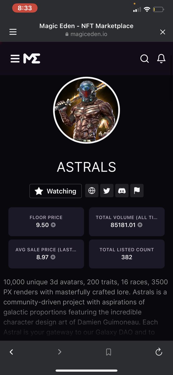 Yimmoslice's tweet photo. Seems like a lot of people forgot or lost faith in one of the next biggest things on @solana!! @Astrals_NFT is a sleeping giant in this space!! @frankdegods said it best and I believe in @SHAQ &amp; the team! Still one of the best communities too! Who’s still BULLISH !?! 🤔🚀🚀🚀 https://t.co/LTq75rMpXE