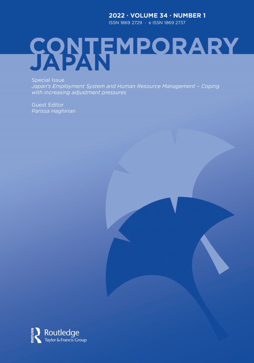 CJ_jrnl's tweet photo. New Special Issue of CJ: Challenges to Japan's Employment System &amp; HR Management incl. part-time, foreign, and older workers @j_management #契約社員 #外国人労働者 #日本的経営 #japanesemanagement #japaneseeconomy #olderworkers @koyamaknt @japansocsci https://t.co/mft3bFWu2t https://t.co/yO3Y1WCQCU