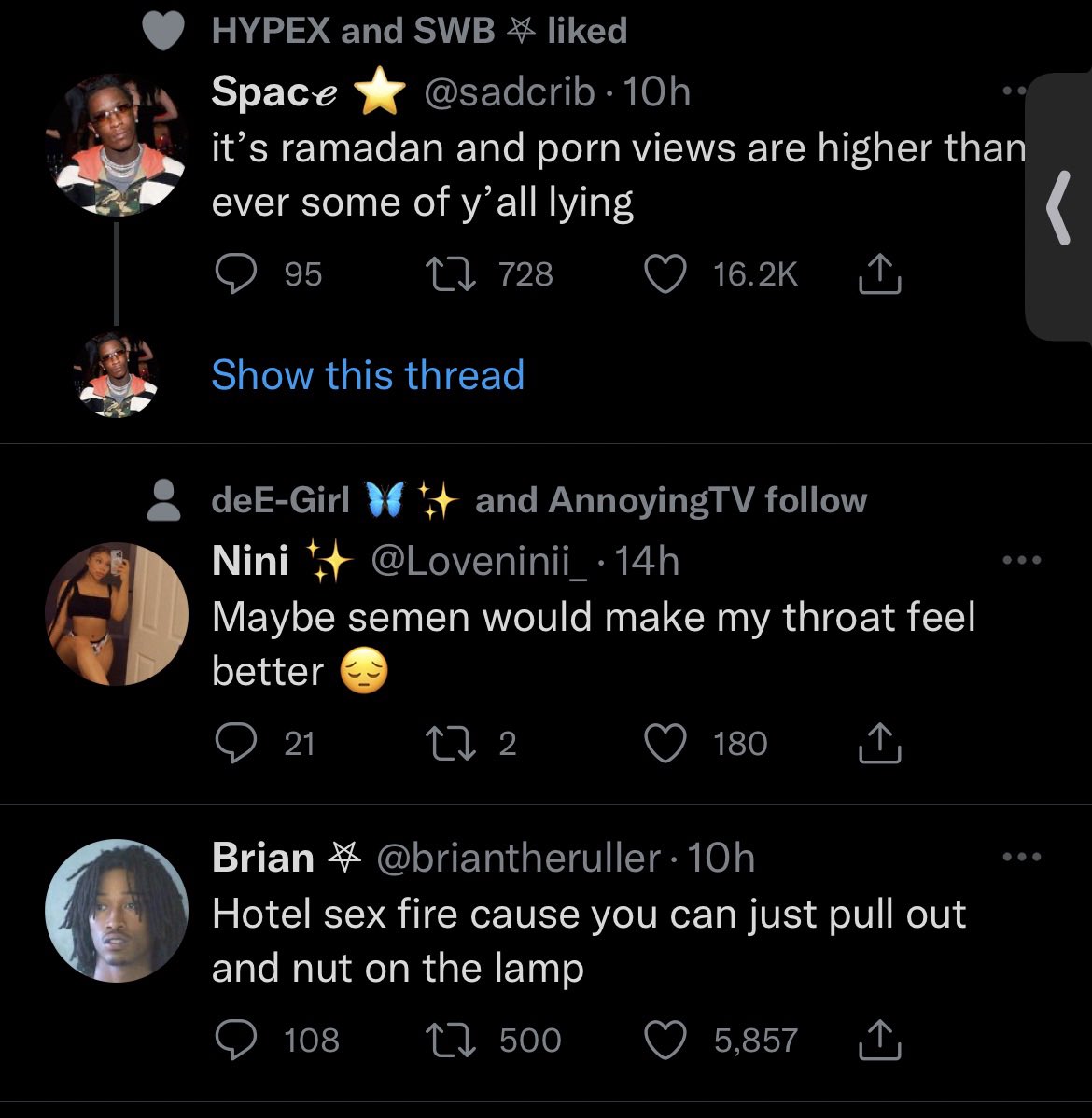 f6nza's tweet photo. This the craziest sequence of tweets I’ve ever seen😭💀 https://t.co/smWBnhnIy8