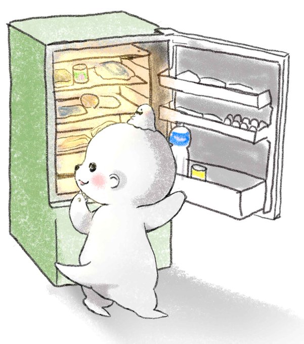 冷蔵庫の中身のtwitterイラスト検索結果