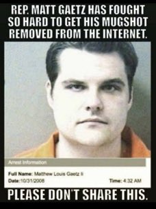 .@RepMattGaetz <a href="/mattgaetz/">Matt Gaetz</a> this you?