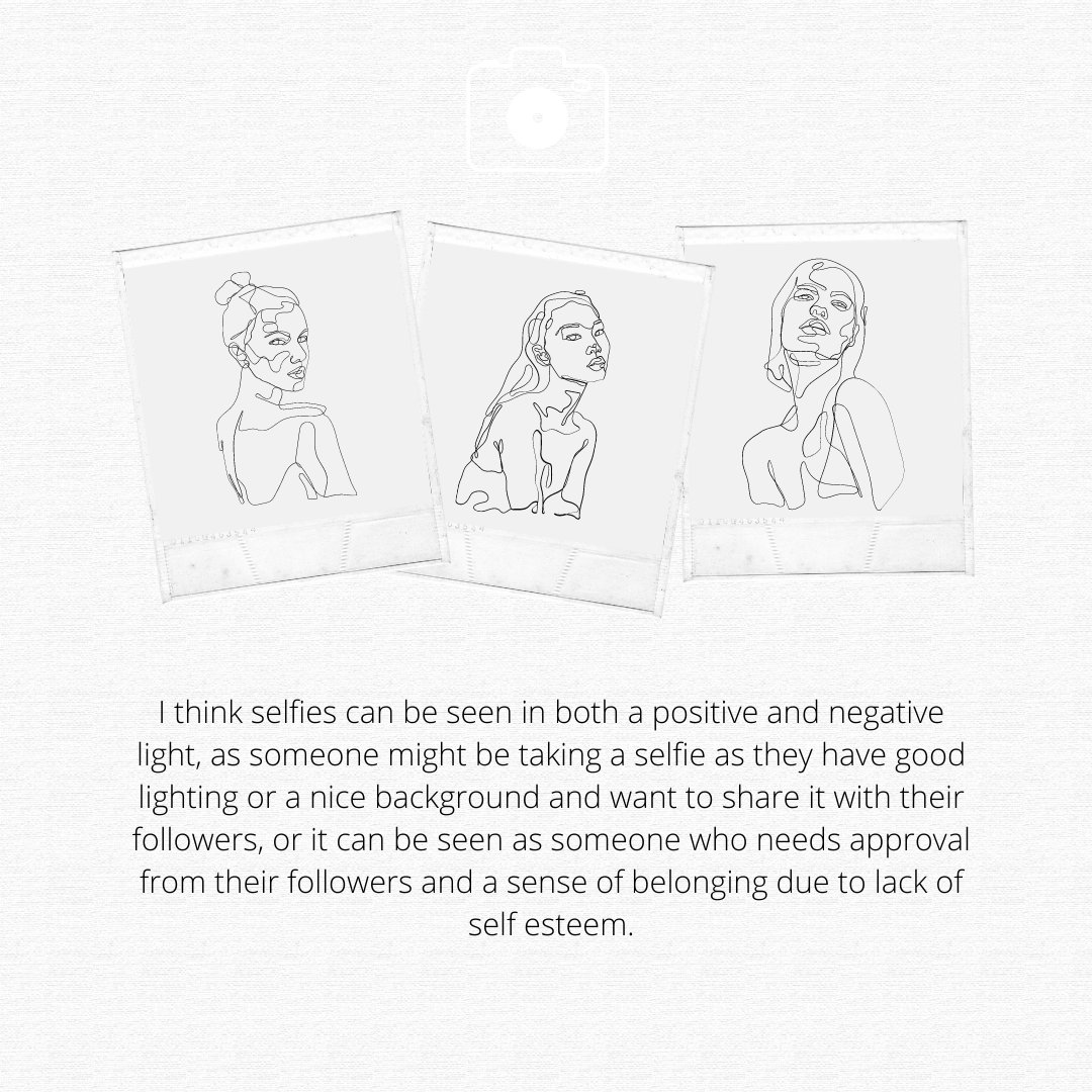 ChloeAndrewF's tweet photo. My thoughts on selfies... #ALM101 https://t.co/Lt902OTFGy