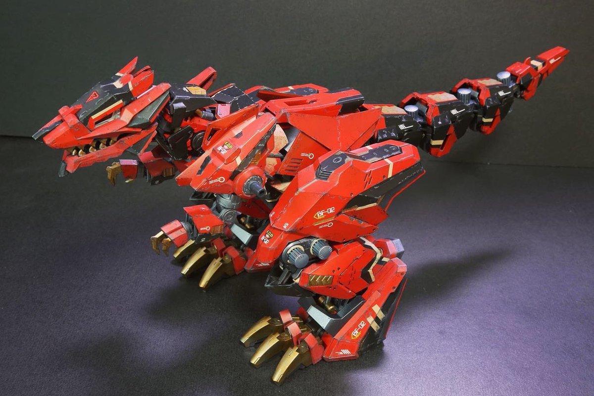 BenWong05534561's tweet photo. STURM TYRANN 伝説の紅黒龍

皇帝騎……. 誤😜

https://t.co/uhu49uwY92

#ゾイド #zoids #zoidsofinstagram #zoidshmm  #zoidsmodels #zoidscustom #zoidstagram #sturmtyrann #シュトゥルムテュラン #kotobukiyacosplay https://t.co/9RkqTTz07G