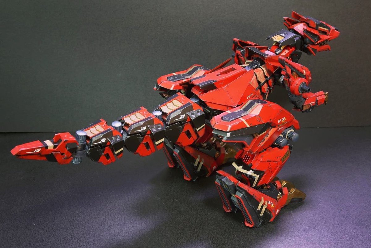 BenWong05534561's tweet photo. STURM TYRANN 伝説の紅黒龍

皇帝騎……. 誤😜

https://t.co/uhu49uwY92

#ゾイド #zoids #zoidsofinstagram #zoidshmm  #zoidsmodels #zoidscustom #zoidstagram #sturmtyrann #シュトゥルムテュラン #kotobukiyacosplay https://t.co/9RkqTTz07G