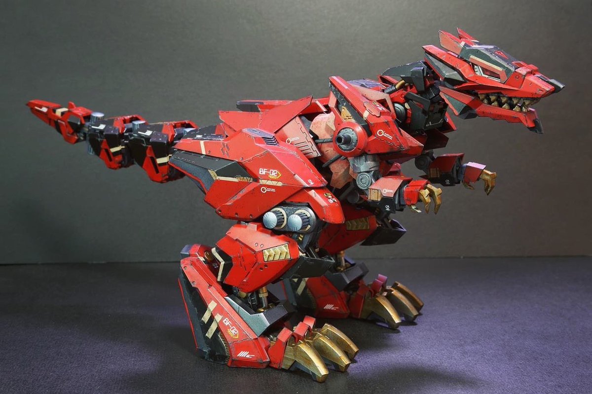 BenWong05534561's tweet photo. STURM TYRANN 伝説の紅黒龍

皇帝騎……. 誤😜

https://t.co/uhu49uwY92

#ゾイド #zoids #zoidsofinstagram #zoidshmm  #zoidsmodels #zoidscustom #zoidstagram #sturmtyrann #シュトゥルムテュラン #kotobukiyacosplay https://t.co/9RkqTTz07G