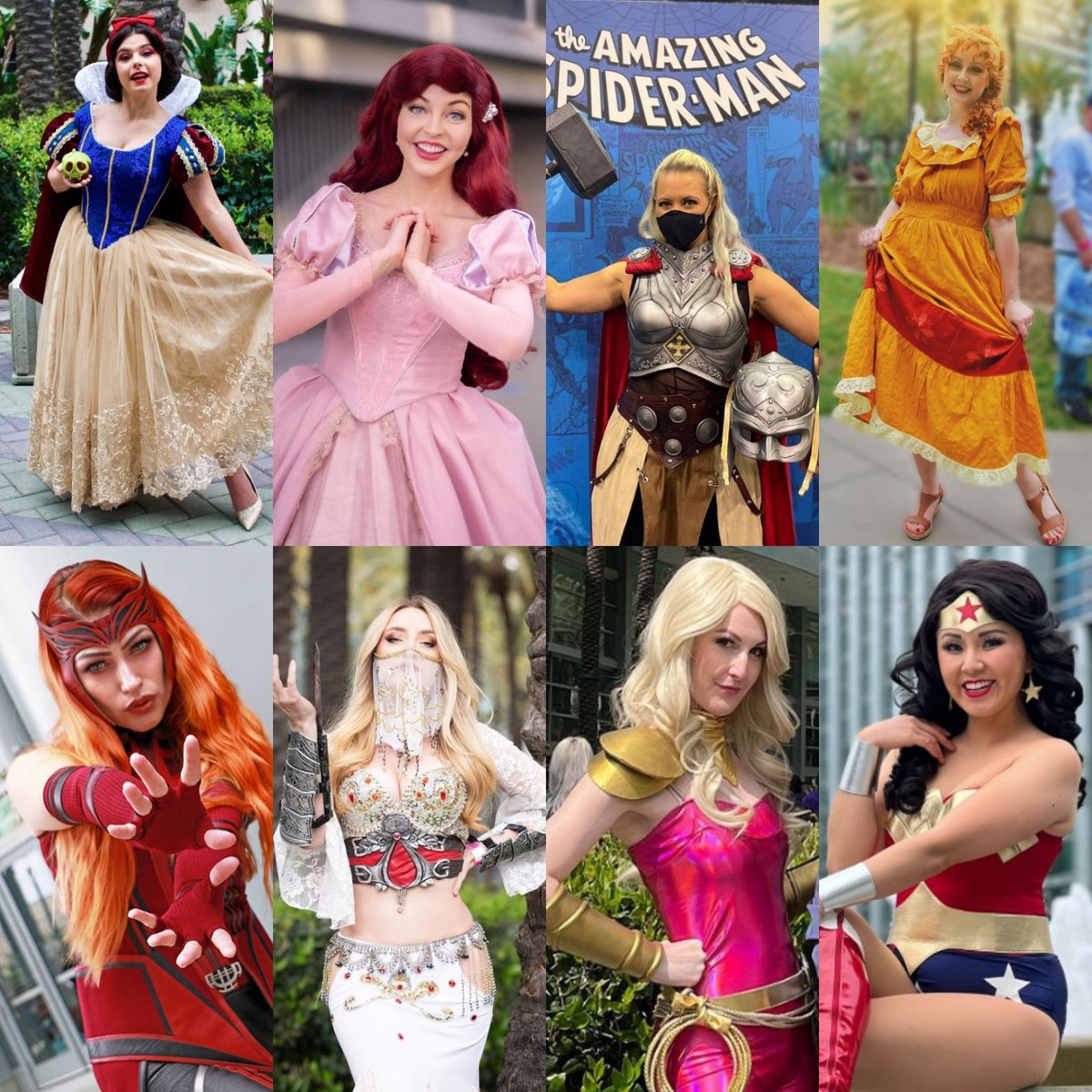 white2k5's tweet photo. The gorgeous women of @wondercon pt 3 💖😍

@AmberArden 
JLB
@PrincessNatkins
@DaynaSauble
@Faces_By_Rachie
@MariTattoos 
@MeShellWaffleO
@CosplayCounsel

#AmberArden
#JoannaLynnBert
#PrincessNatalie
#DaynaSauble
#FacesByRachie
#MarianneFredricks
#MichelleWaffleoOtero 
#IreneYu https://t.co/VmTRwmWudD