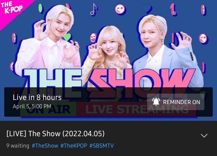 crvtmhstream's tweet photo. [LIVE] THE SHOW

Please watch their live streaming later at 6PM KST! Don't forget to like and leave positive comments. You can also hype the other MCs.

You can click "Reminder" for you to be notified when The Show started. Thank you!
🔗 https://t.co/5ANwYE6fcr

#민희 #크래비티 https://t.co/U94mFhEyFc