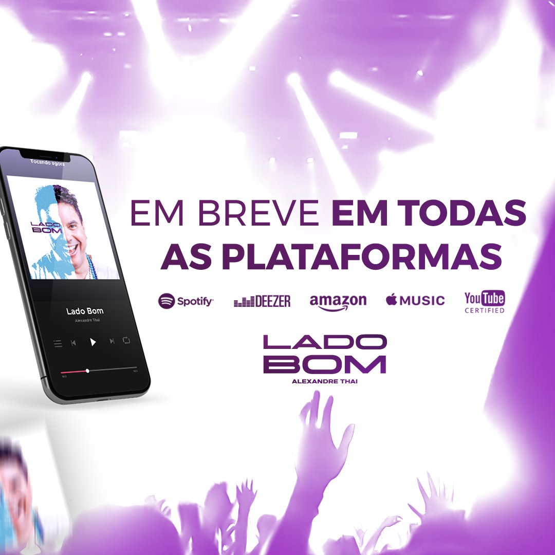 alexandrethai's tweet photo. Guarda a ansiedade e se prepara para o novo single chegando aí!
'Lado Bom' estara em breve em todas as plataformas!
Faça já o Pre-save para não perder!
https://t.co/XGi5vuAmJ4

#alexandrethai #lançamento #ladobom #axé #riodejaneiro https://t.co/5E1SMTeOLn