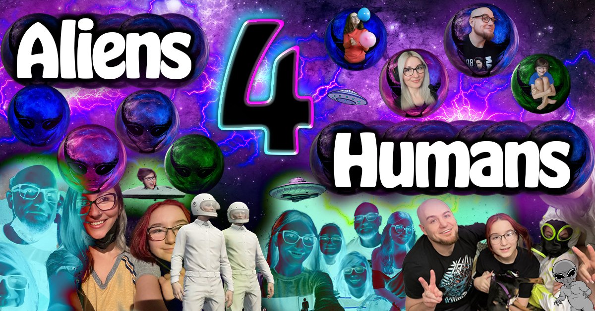Aliens4Humans's tweet photo. Hey Humans!!
We're HERE... FOR YOU!!
We're Live RIGHT NOW on #Facebook
Come Check Us Out!
https://t.co/MVUljNITCU
#Aliens4humans #Facebookgaming #GTARP #FacebookStreaming #FamilyStreaming https://t.co/AhT2RElF5h
