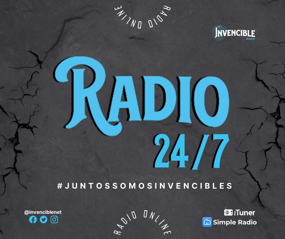 Si ya estás aburrido de las mismas canciones, renueva tu #playlist con nuestras propuestas musicales🎶

Sintoniza #InvencibleRadio por My Tuner y Simple Radio📻
📲 bit.ly/mytuner_InRadio
#JuntosSomosInvencibles #Radio