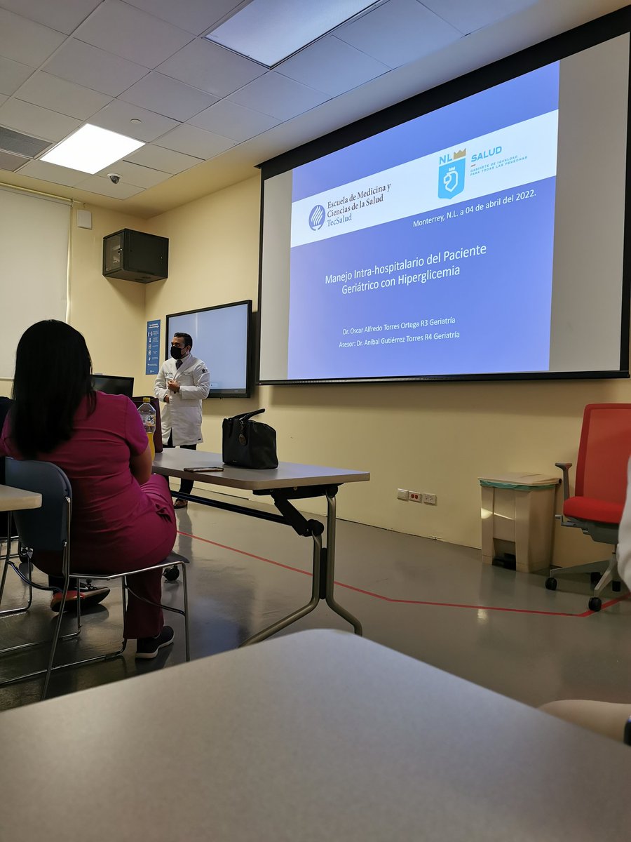 geriatecmty's tweet photo. Sesión General #Geriatec Manejo de Hiperglucemia en Persona Adulta Mayor Hospitalizada.
Por Óscar Torres Residentes 3er año del Programa
@R_Moctezuma @roystiglitz @karinamed83 https://t.co/vNK3JVduX7