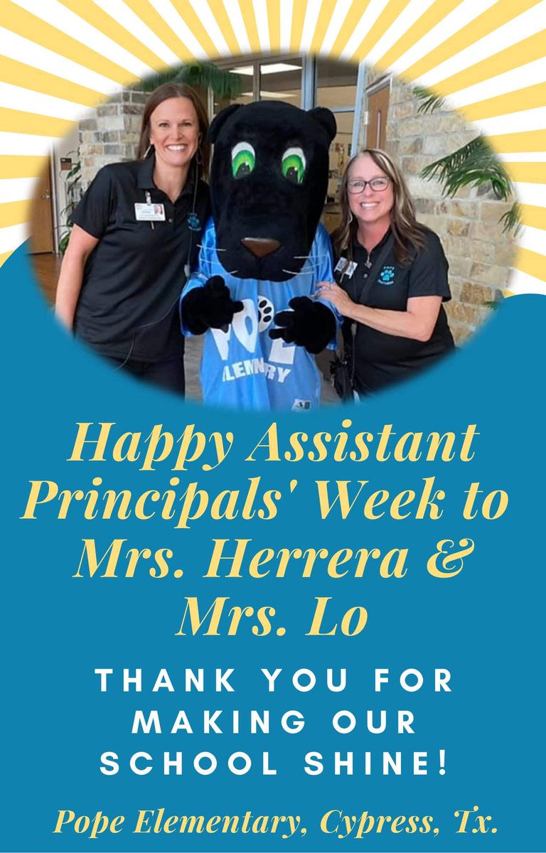 π
π
π
π
π
π
π
π
£π
π
π
‘π
’ (@popepanthers) on Twitter photo We love our Assistant Principals Mrs. Herrera and Mrs. Lo! Thank you for everything you do for us! <a href="/CyFairISD/">Cypress-Fairbanks ISD</a> <a href="/CFISDStuSrvcs/">Student Services</a> <a href="/funpanthernews/">Panther A.P.</a> <a href="/PopeHerrera/">Katie Herrera</a> We love our Assistant Principals Mrs. Herrera and Mrs. Lo! Thank you for everything you do for us! <a href="/CyFairISD/">Cypress-Fairbanks ISD</a> <a href="/CFISDStuSrvcs/">Student Services</a> <a href="/funpanthernews/">Panther A.P.</a> <a href="/PopeHerrera/">Katie Herrera</a>