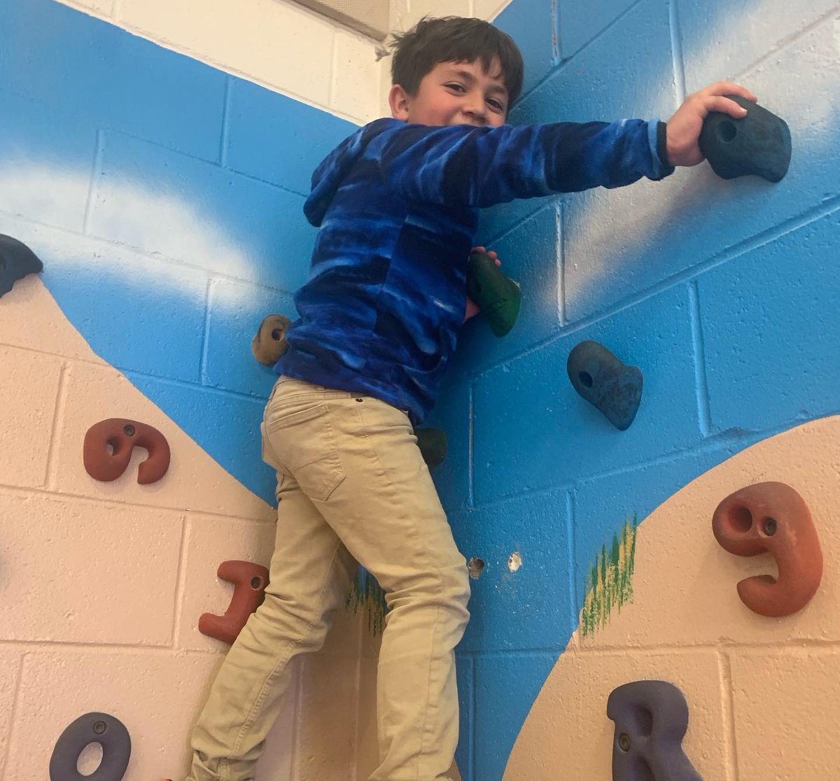 DGESTigers's tweet photo. The rock wall will be here Thursday and our students are having so much fun preparing for it. Climb high, tigers! 

#DGESTigers #APS #DualLanguage #Kindergarten #RockWall #ElementarySchool https://t.co/0RrfyRXcjh