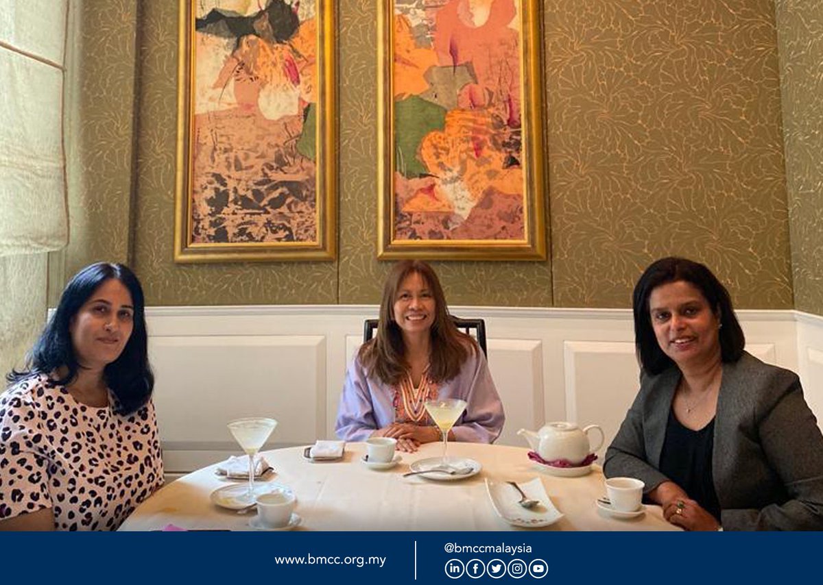 BMCCmy's tweet photo. #BMCC #BMCCNetworking #BMCCMember
The #BMCC CEO Jennifer Lopez, held an engagement sit down with representatives of Beyond Expatriate Advisory (MM2H) Sdn Bhd - Amnah Shaari, CEO alongside Harvinder Kaur, Head of International Partnership. https://t.co/lYca5DxSO1