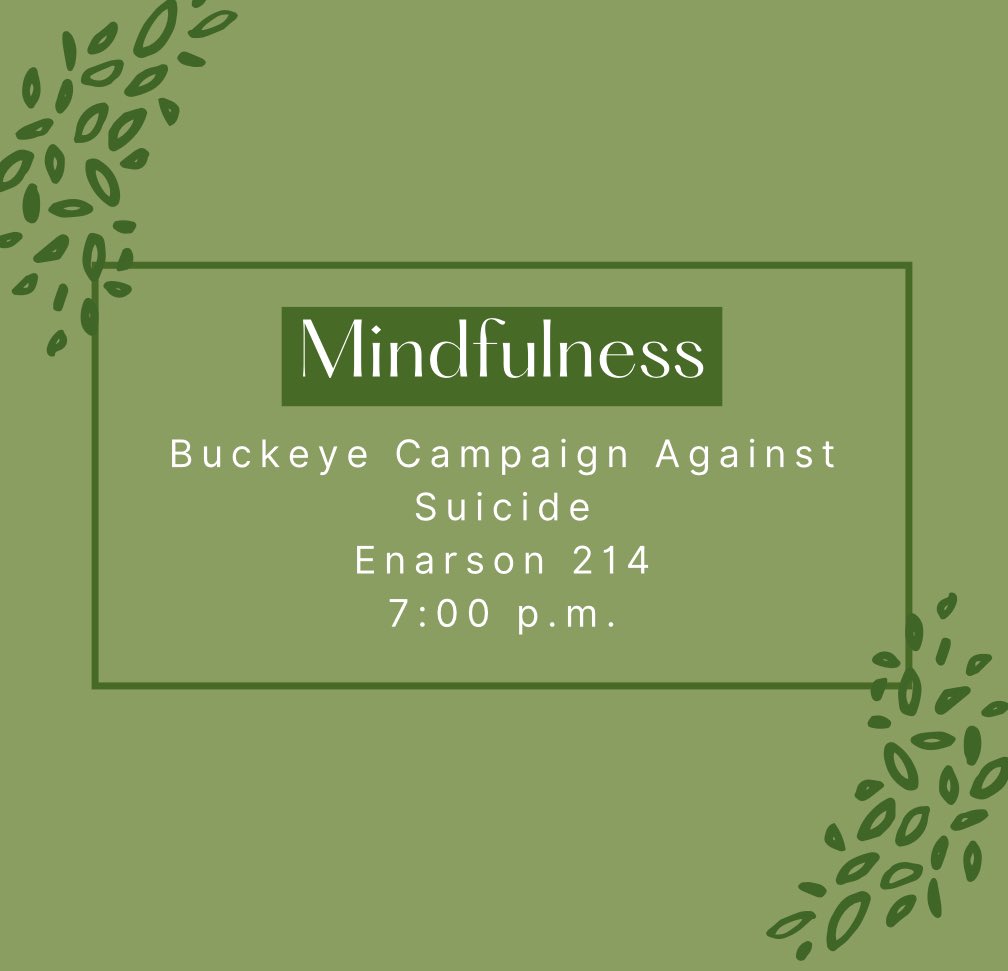 Buckeye Campaign Against Suicide (BCAS) tweet media