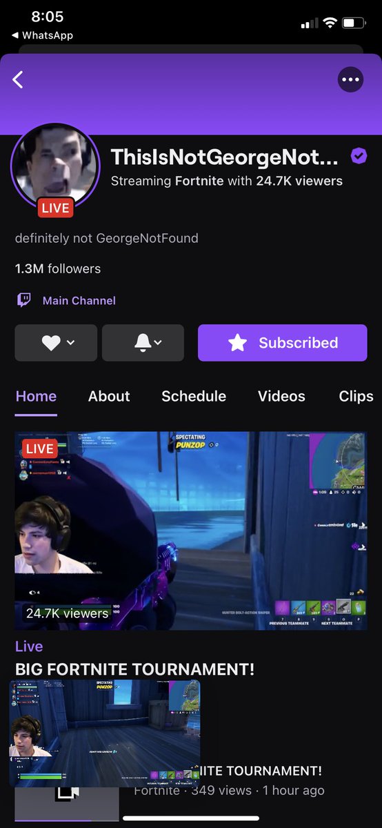 Julygodd's tweet image. MY FRIEND JUST GIFTED ME A SUB TO GEORGE’S ALT, I’M SO HAPPY WOOO