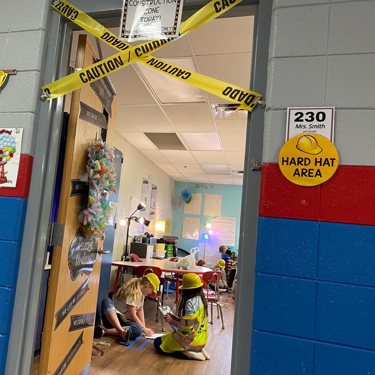 MylanPatriots's tweet image. 🦺🧱 Mrs. Smith’s 3rd Grade Construction Crew went to work this afternoon measuring and calculating area and perimeter at their very own classroom construction site! #mylanpatriots #math4lifeWV @Monongalia_Co @WVEducation