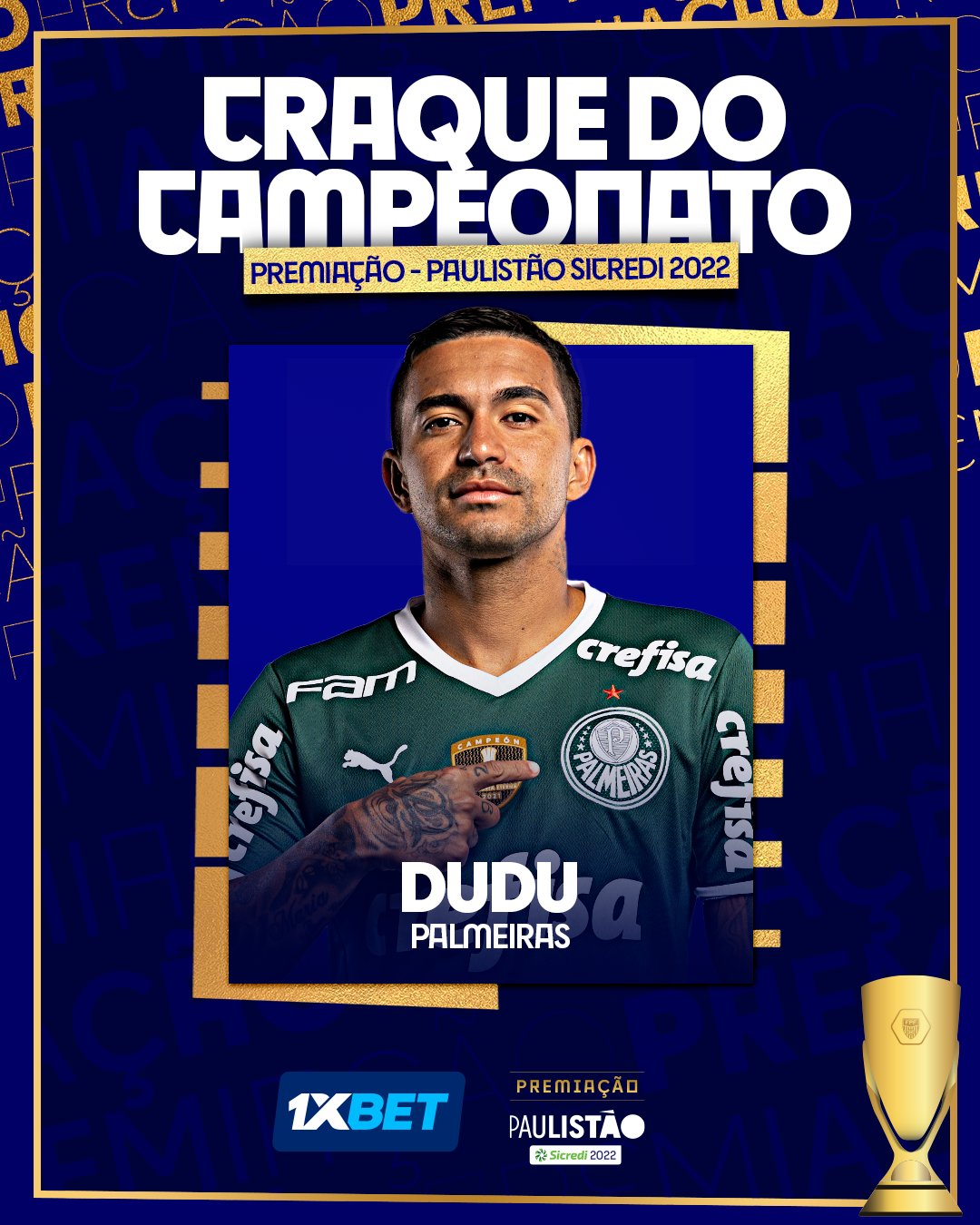 Premiação do Paulistão: Dudu craque, Palmeiras dominante e vaias a