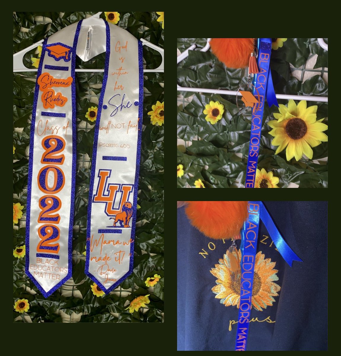 TheKeyIsKeey's tweet photo. a matching custom set is always my favorite. let’s create together! @shop_nofloozies 🌻
#customstole #gradszn https://t.co/3rdpZXrDrx