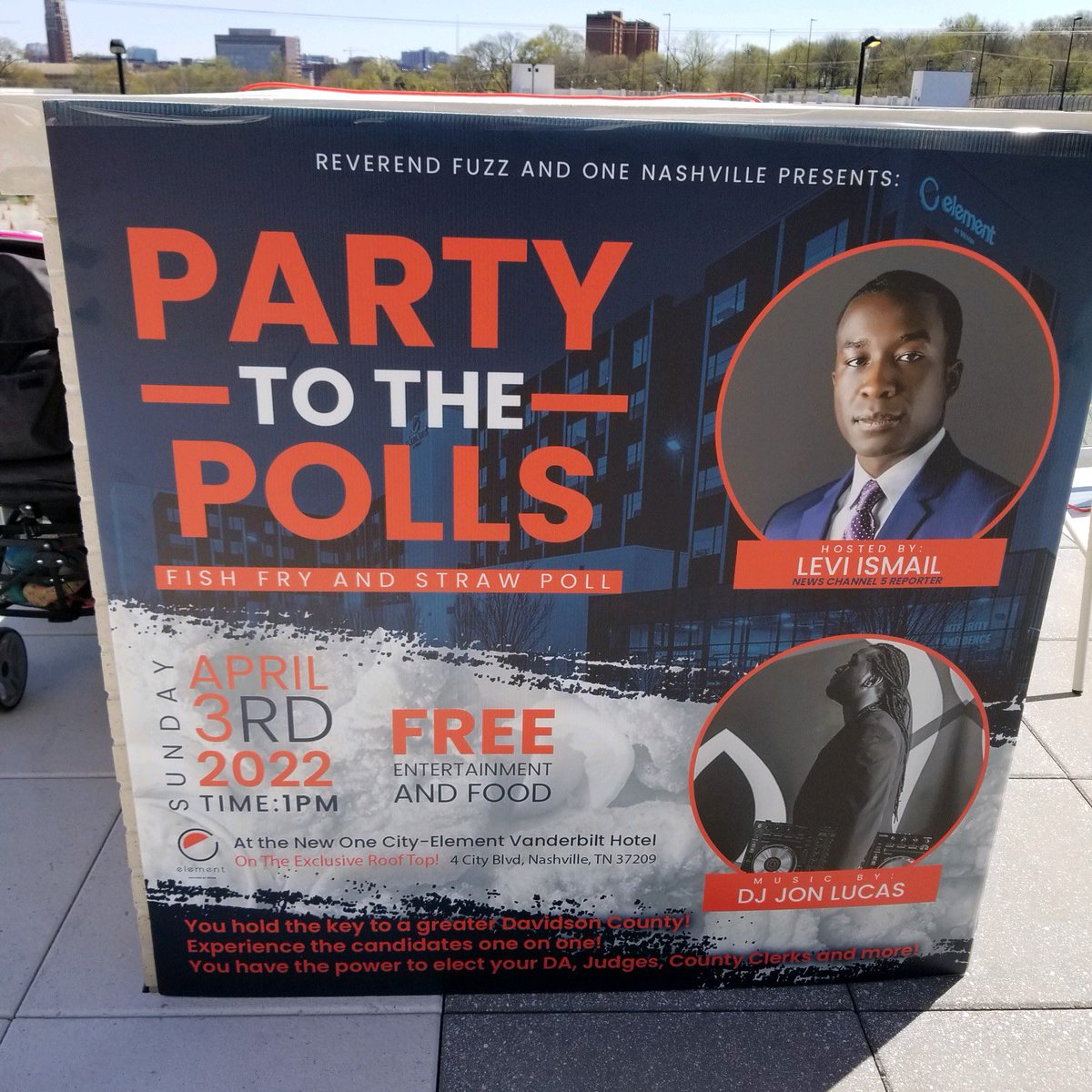 MoskalforJudge's tweet photo. Enjoyed One Nashville's "Party to the Polls" Fish Fry on a beautiful Sunday afternoon. Thank you Rev. @enochfuzz55 and Jessica Grace Williams. Let's get out the VOTE! #keeppatmoskal #vote #nashville #chancerycourt #gotv https://t.co/C9I1wStJlx