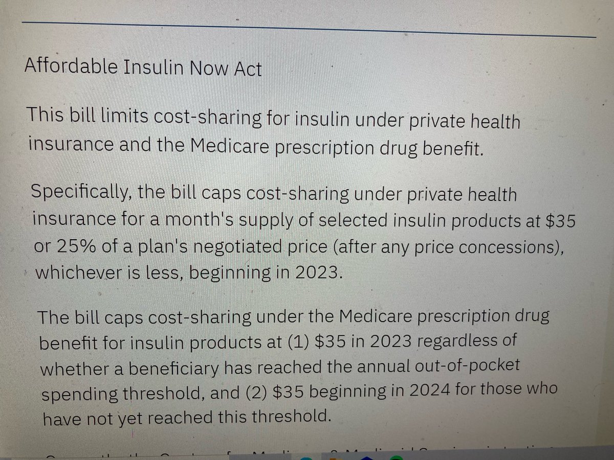 Unbelievable. 
@RepJackBergman voted NO on lowering the cost of insulin for #MI01 residents.

Ppl w/insurance pay $334 to $1k a MONTH now.

The Affordable Insulin Now Act caps costsharing at $35 for 1 mo. supply of insulin.

Why vote to hurt #MI01 people, Jack?

#DefundBergman