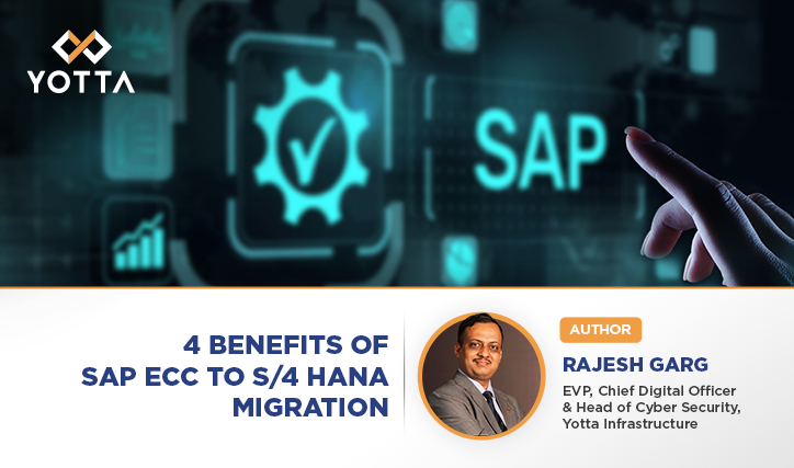 YottaInfra's tweet photo. Rajesh Garg, EVP, Chief Digital Officer & Head of Cybersecurity at #Yotta, decodes the imperatives of SAP ECC to S/4HANA migration and why enterprises should take the leap to the future of ERP.
Read his blog here: https://t.co/tmRxrlMmV8
#saphana #sapinfrastructure #sapmigration https://t.co/eUuGD3p27a