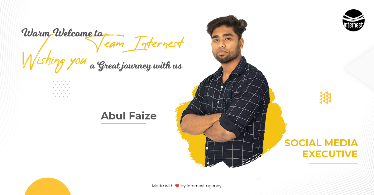 internestagency's tweet photo. A warm welcome &amp; good wishes on joining our growing team!
Hope we can take Internest to new heights together.
Follow @internestagency 

#unique #team #InternestAgency #DigitalMarketingAgency #DigitalAgency #Trichy #lifeatinternest #fresh #newjoinee #meettheteam #joinee #dreamteam https://t.co/cDvIHCeBqF