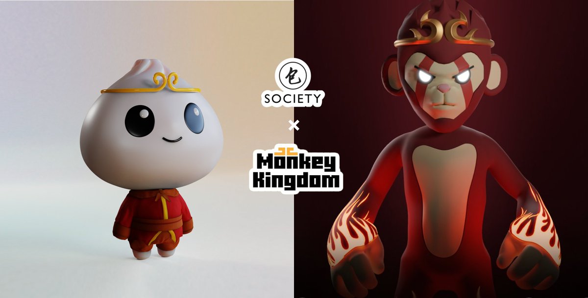 🔥 @MonkeyKingdom_ x <a href="/BaoSociety/">Bao Society</a> 🔥

We're thrilled to announce our partnership with @MonkeyKingdom_. 🚀

To celebrate our upcoming mint we are giving away 
10x spots for @MonkeyKingdom_
10x spots for <a href="/BaoSociety/">Bao Society</a> 

❤️ Like &amp; Follow
♻️ RT + Tag 3 friends
🫂 Join both discords