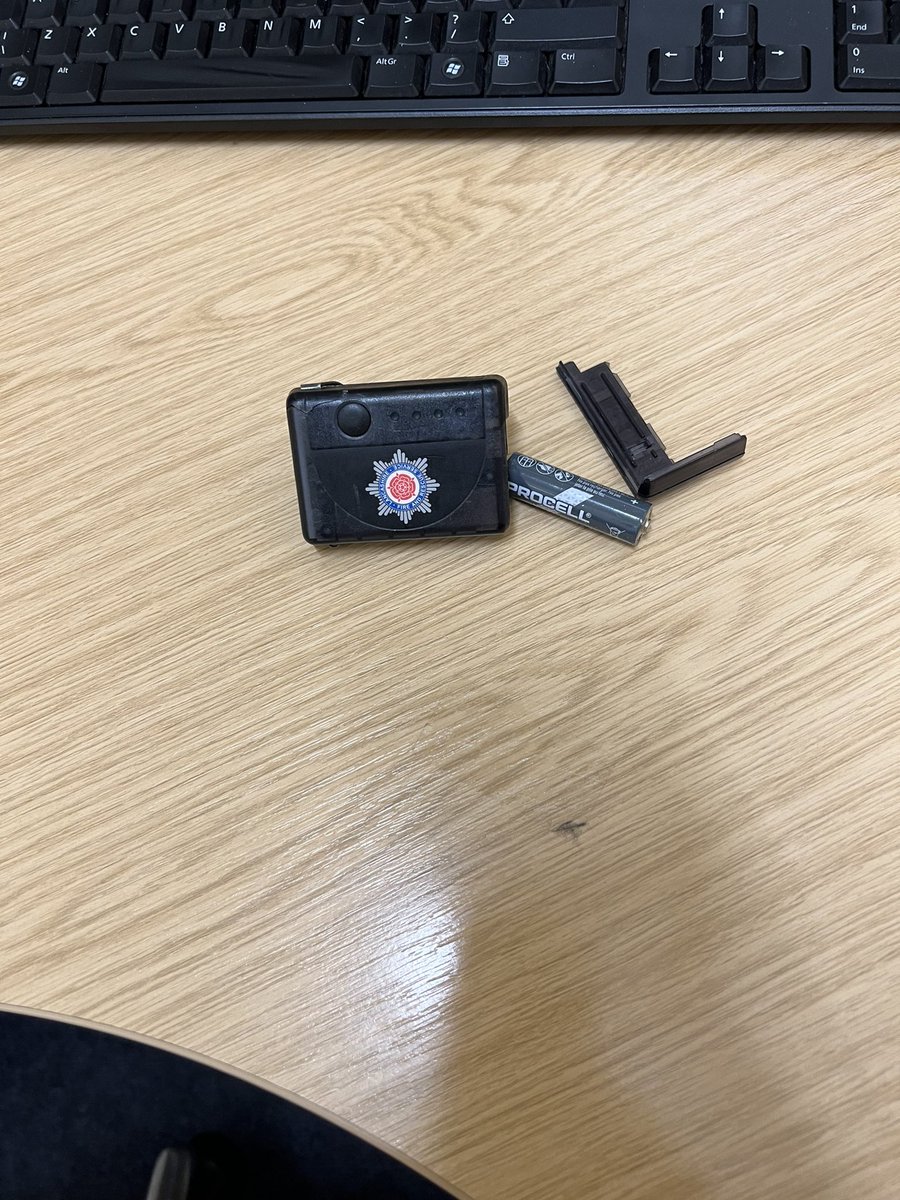battery out of my Alerter for the last time , 27 years since I started with LFRS doing 5 years at N11and the last 22 years, N18 Thanks to the many fellow F/f And Managers I’ve worked with over the years. 
Stop message Watch Manager Horner