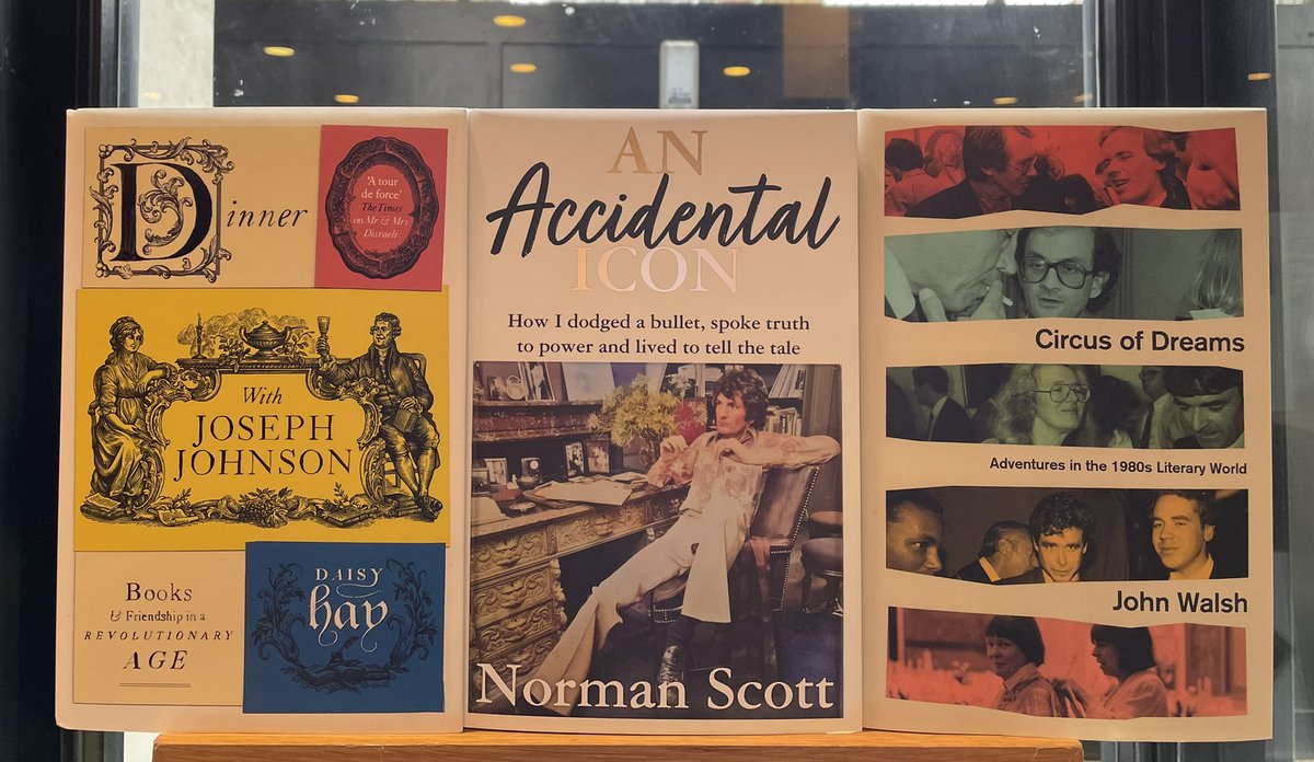 WaterstonesEC3's tweet photo. #DaisyHay #NormanScott @ChattoBooks @HodderNonFic #JosephJohnson #JohnWalsh #Constable @LittleBrownUK https://t.co/J3fDB63JVt