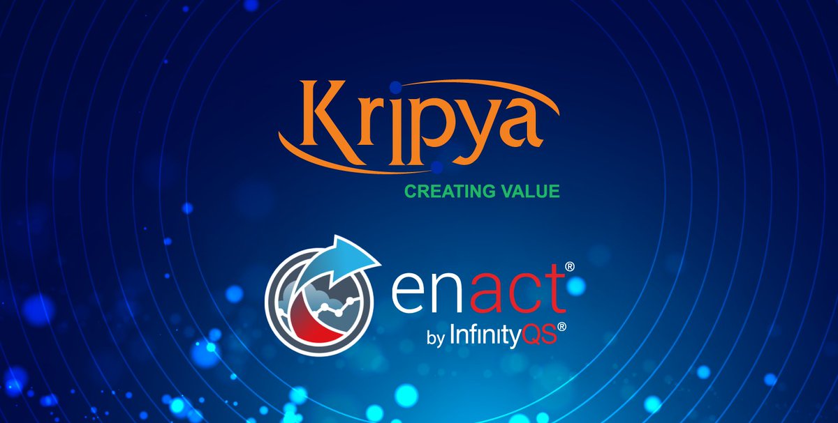 KripyaL's tweet photo. Kripya Solutions welcome our new US-based partner InfinityQS. Read more about our partnership here:
https://t.co/Wr6iFEFtbP
#KripyaSolutions #InfinityQS #Manufacturing #Quality #Productivty #IoT #Industry4.0 #SaaS #Tech #Kripya https://t.co/bTM3J1UrU0