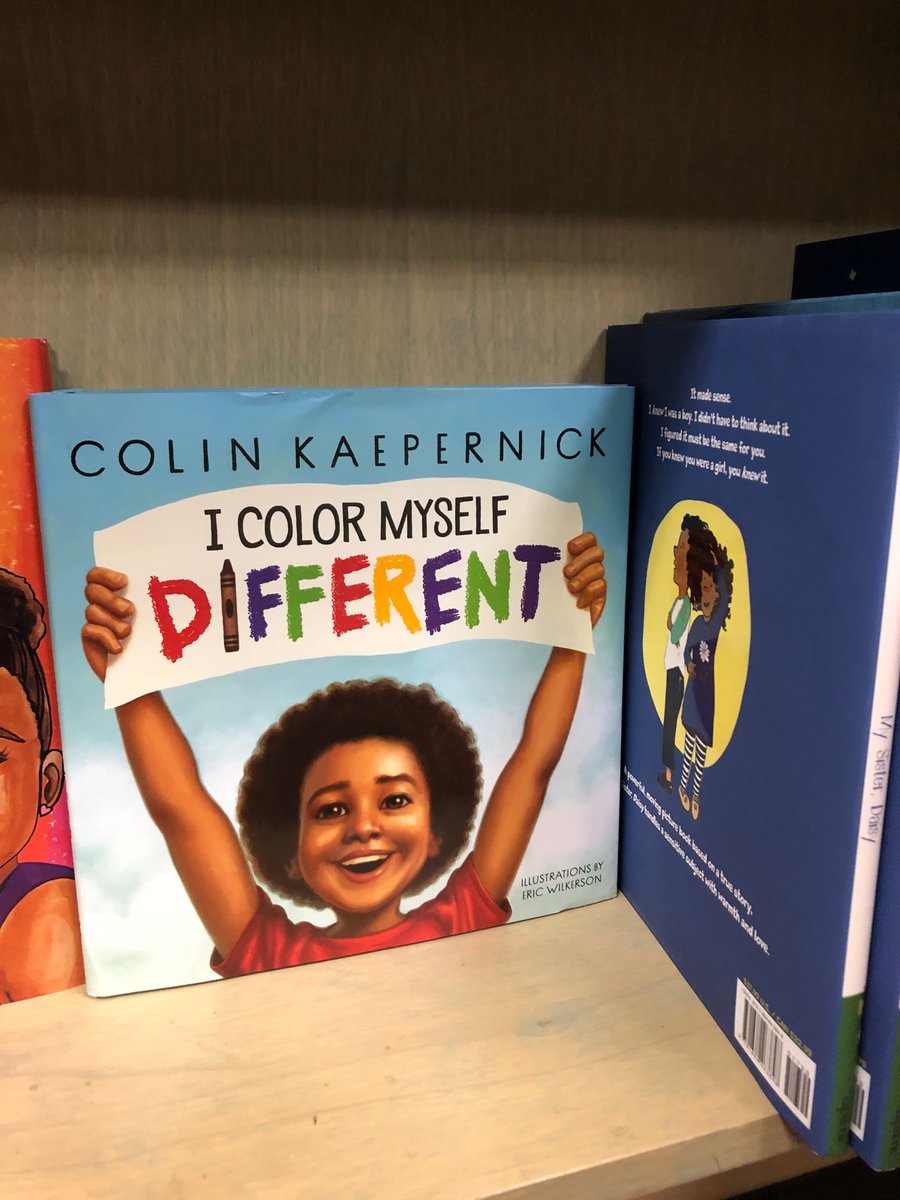 dbgromen's tweet photo. In Victoria Canada at a local bookshop and I see @Kaepernick7 new book. Looks like the classroom will have a new book on the shelf ! https://t.co/x247CPaSk4