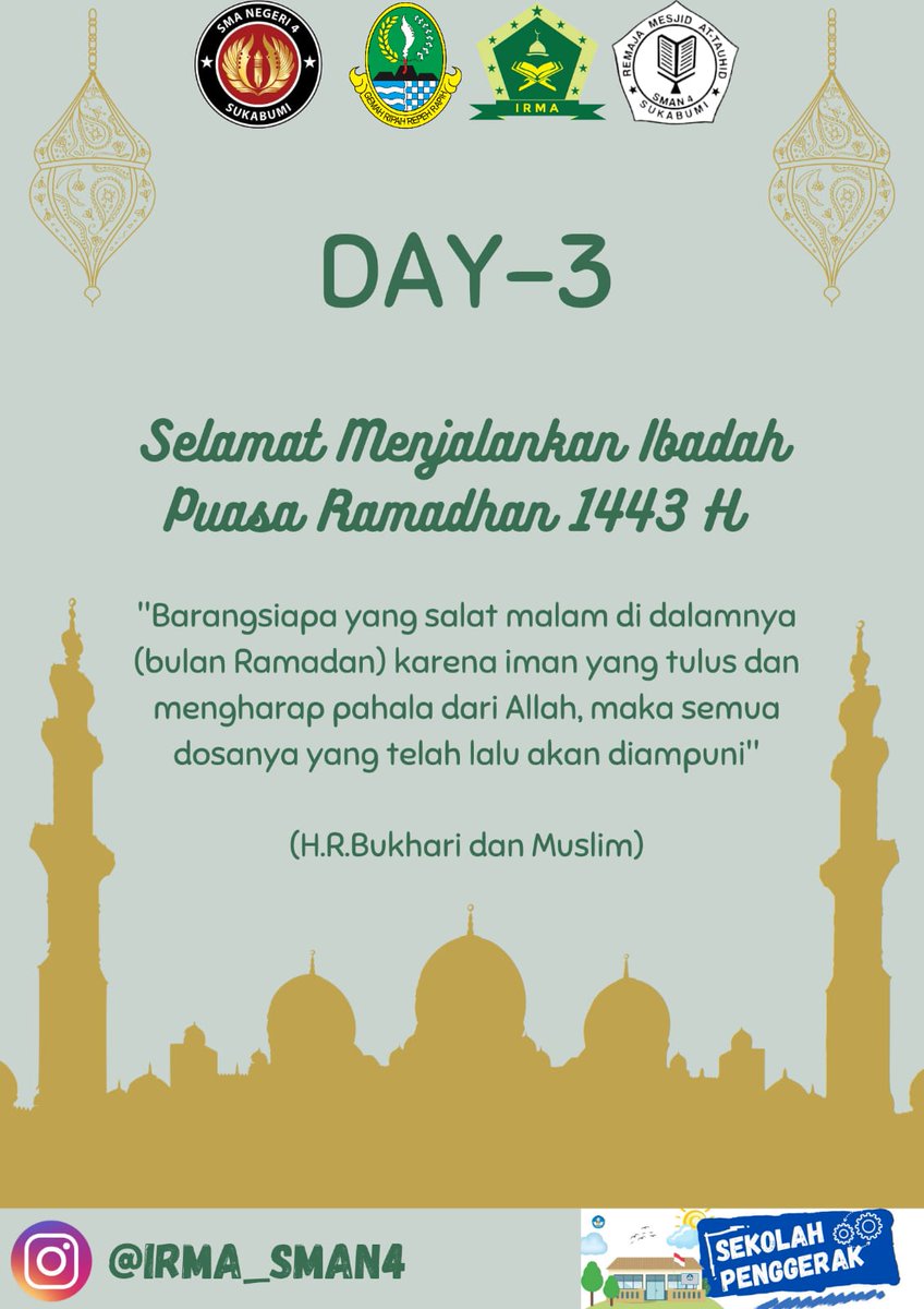 irmasman4's tweet photo. Day 3 puasa Ramadhan
#prayfromhome
#remajamasjidattauhid
#irmajabar
#Ramadhan https://t.co/H2zaa91XeI