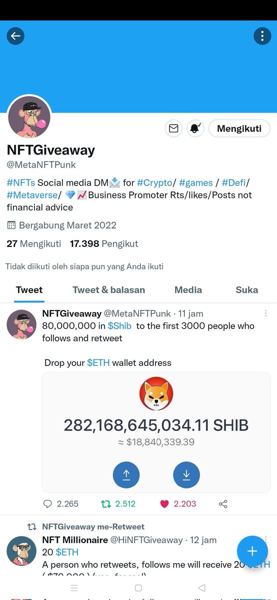 Leonvj89's tweet photo. @MetaNFTPunk Done sir 
ETH wallet address on trus wallet
0x1B133079a426F06bf37d13FcDD40C9cB077f5272 https://t.co/KgRs0vpQ1s
