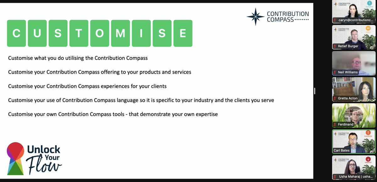 RetiefBurger's tweet image. Great to be on the #ContributionCompass annual conference. Just love this profiling tool to help businesses and teams discover their #flow. teamflowsolutions.co.za