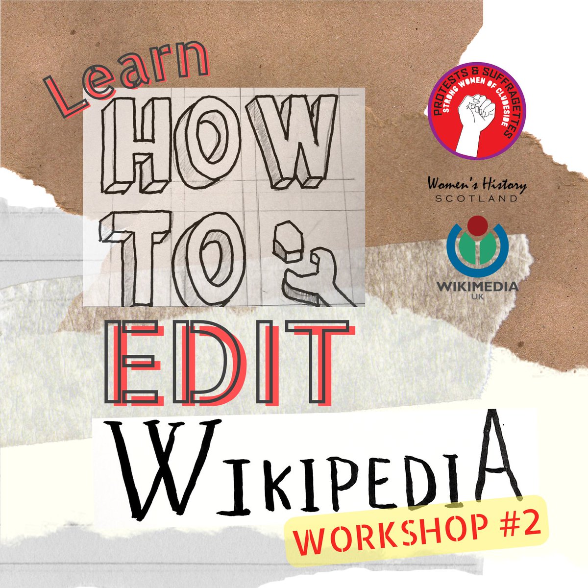 ScotSuffragette's tweet photo. Our next #WikiWorkshop is on Sat 23rd April 1-4pm, hosted by @WomensHistScotland @WikimediaUK & your friendly P&S team :)
Join us! It's free, new editors welcome, all training provided...
#Wiki #Wikipedia #knowledge #activism #Scotland
plsRT
👉🏾 https://t.co/uOiYhWIfAH https://t.co/9uFRmV3LZL