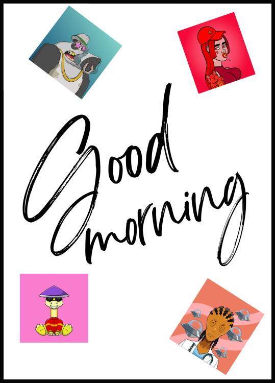 NFTFrenchLover's tweet photo. GM all! ❤️
And GM to @angryboars, @HunnysNFT, @EthaliensNFT,  @DinoFamNFTs 🚀 https://t.co/8GtkigCc2x