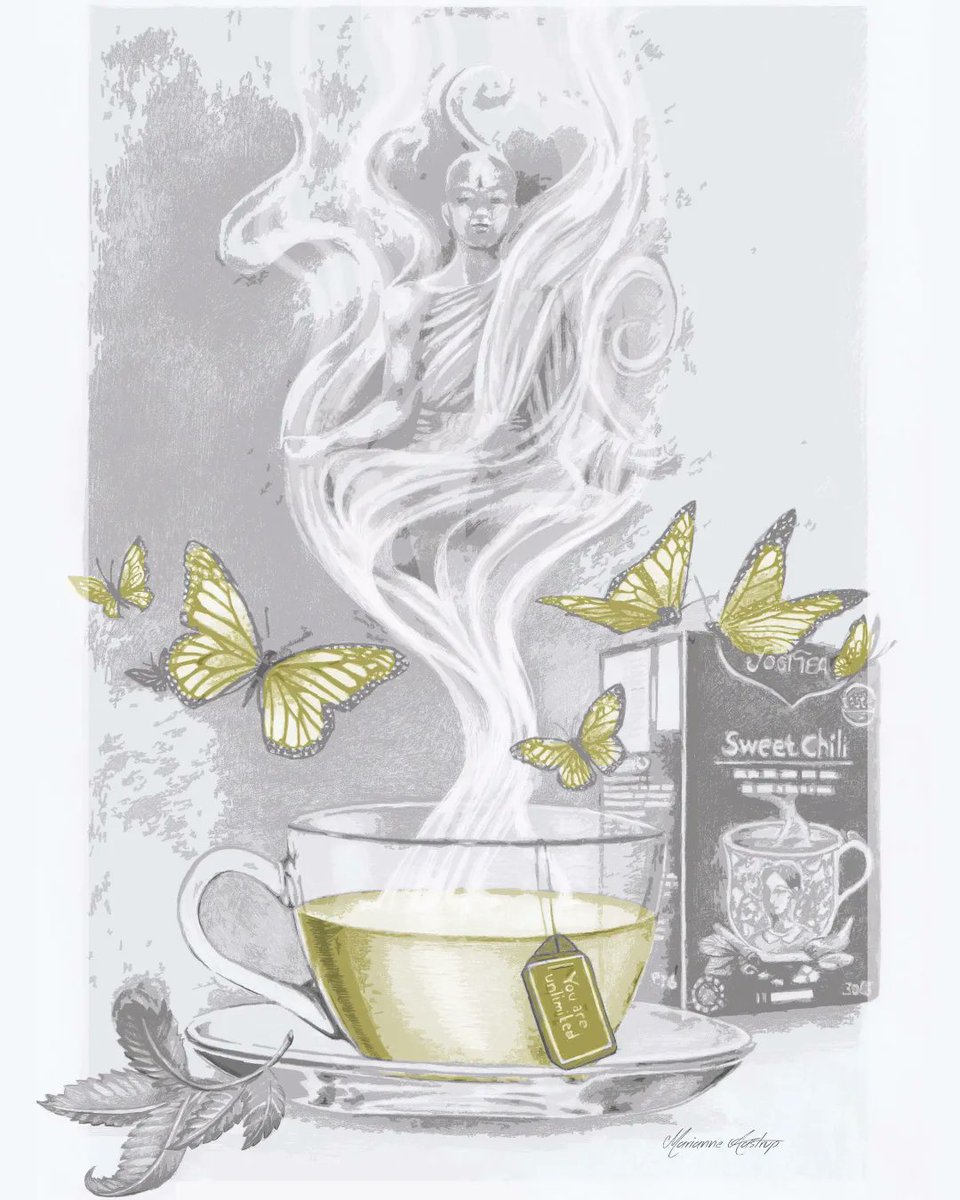#yogitea by #artaastrup #digitized #Pencildrawing
From the series "drink me" available as #NFT on #opensea 

opensea.io/collection/art…

#NFTartist #NFTCollection #nftcollector #NFTs #OpenSeaNFT #nftupdate #NFTCommumity #Nftarts #nftartgallery