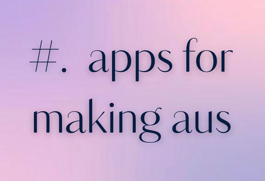 enflixer's tweet photo. ##. — apps for making aus

// a thread. https://t.co/AUWliE2qMy
