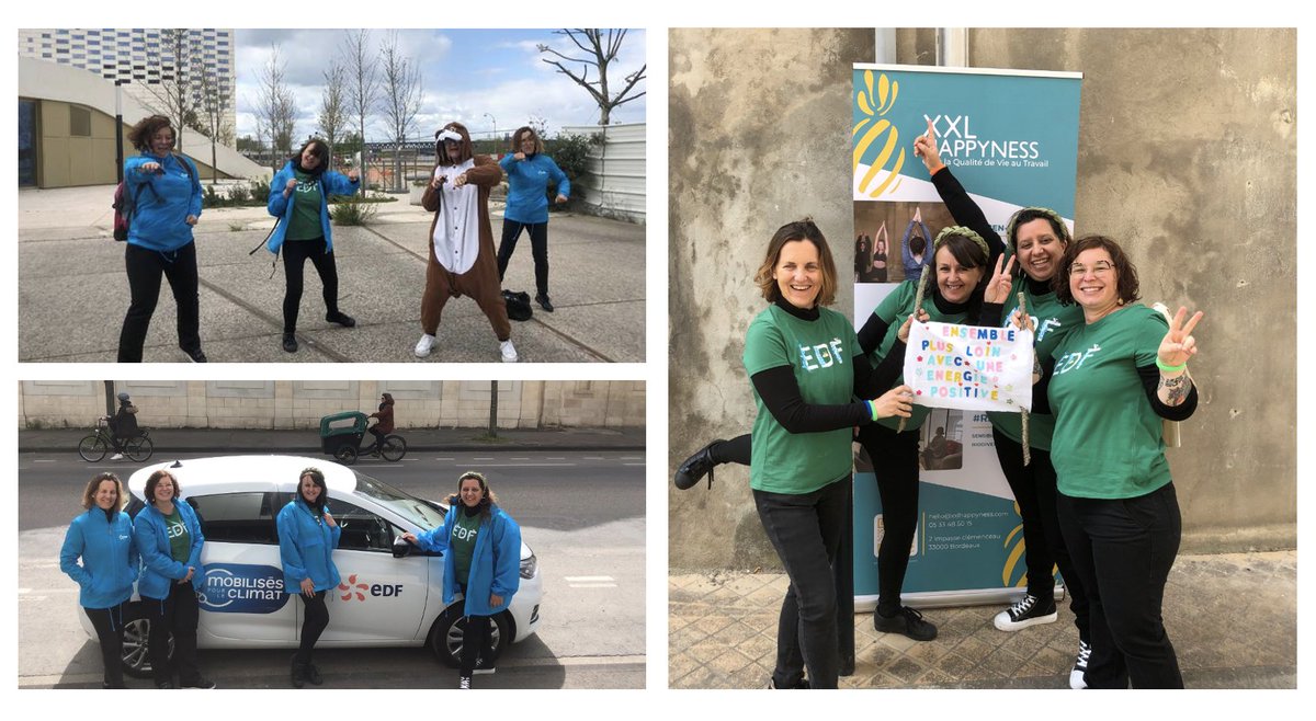 🏃‍♀️ 🏃🏽‍♀️ Lors de la 8ème édition du <a href="/RDPepites/">Rallye des Pépites</a> à #Bordeaux, la team #EnerGreenGirls, composée de 4 salariés d’<a href="/EDF_Aquitaine/">EDF Nvelle-Aquitaine</a>  a pu faire découvrir les métiers d’<a href="/EDF_Entreprises/">EDF Entreprises</a> et partager son engagement dans la #mixité professionnelle et de l’#entrepreneuriat au féminin