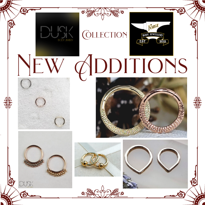 Forge_Jewellery's tweet photo. ♻️⚠️ Dusk Body Jewelry Re-Launch! 🎉💎

We have been working hard behind the scenes to bring you the latest in 14kt Gold from Dusk Body Jewelry. 
Shop Now: https://t.co/rL3ggIWrA3

#earpiercing #ForgeBodyJewellery #bodypiercing  #DuskBodyJewelry https://t.co/exfvmZH6t1