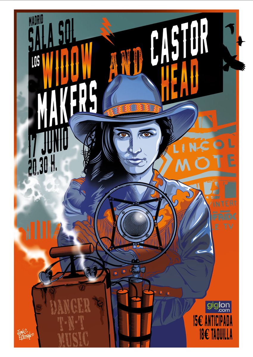 Vamos prendiendo la mecha para el bombazo que nos espera el 17 de junio junto a @castorheadband en la <a href="/salaelsol/">Sala El Sol</a> 

Entradas anticipadas ya disponibles en:
giglon.com/todos?idEvent=…