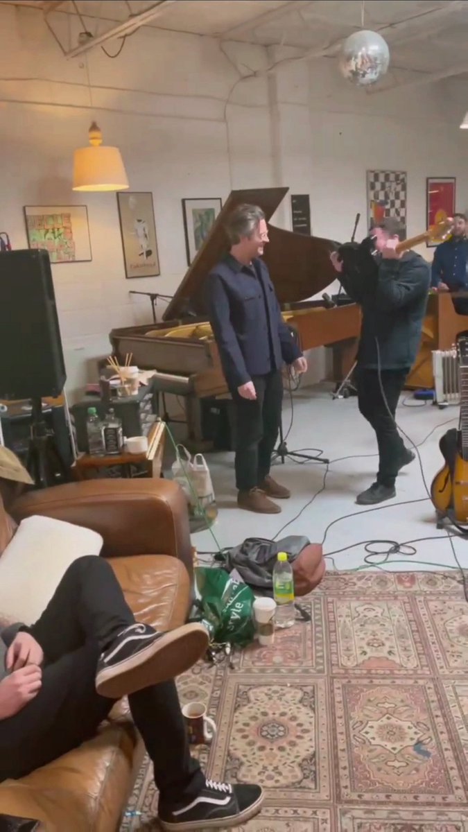 makeitwithmaria's tweet photo. Where do you want to see Jordan Hemingway and his epic entourage?! 

Hit us up with weird and wonderful locations. The boys are open to all kinds of suggestions, including in your own home! 

The weirder, the better. Let's go! 🤩

Pictured: guitarist Sam Bibby with Eric Sanderson https://t.co/aizXxsyxSl