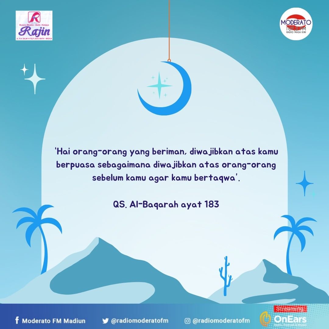 Selamat menjalankan ibadah puasa, jangan lupa tetap jaga kesehatan agar puasa lancar