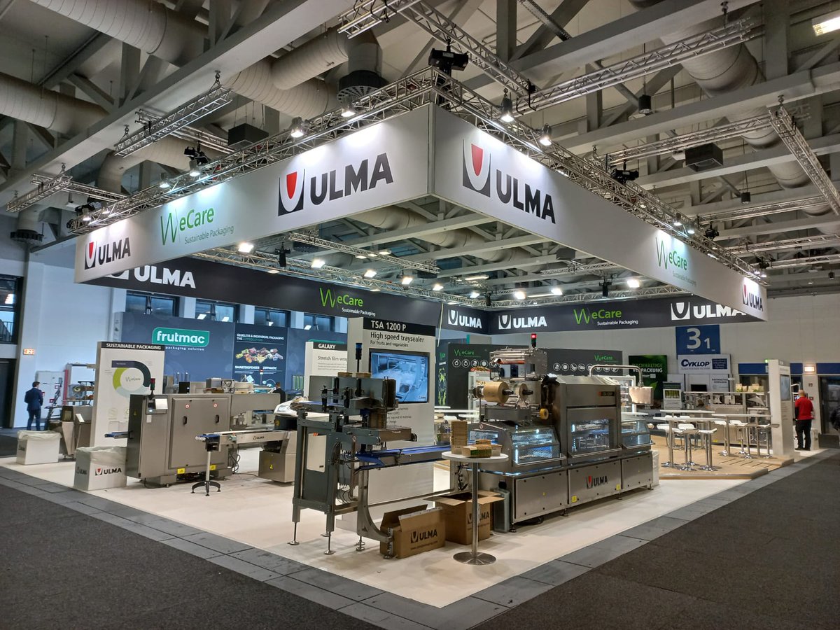 ulmapackaging's tweet photo. 📢 All ready to start the new edition of #FruitLogistica2022!
Visit us at Hall 3.1 Booth A03! We will show #sustainable and highly #versatile #packaging #solutions for #fruit and #vegetables!
#ULMAweCare #SustainablePackaging #MeetonSiteAgain https://t.co/Ax9Tou61NR