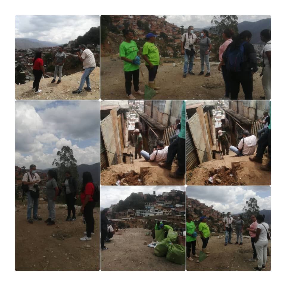 MetrasAntimano's tweet photo. #caracasrecicla #metrascaracas #joselopez #supracaracas #joseantonioleal El día de hoy 04/04/2022  la parroquia Antimano contó con la visita d un periodista Ruso para ver la experiencia en el territorio acerca d la ruta  comunitaria, la Brigada Ecológica, recuperación de espacios https://t.co/Xpcr7tuNSG